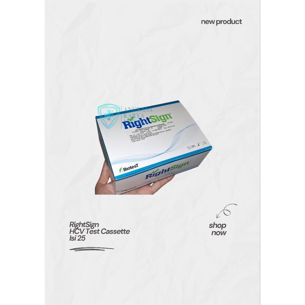 HCV Test | Alat test Hepatitis C | Merek RightSign
