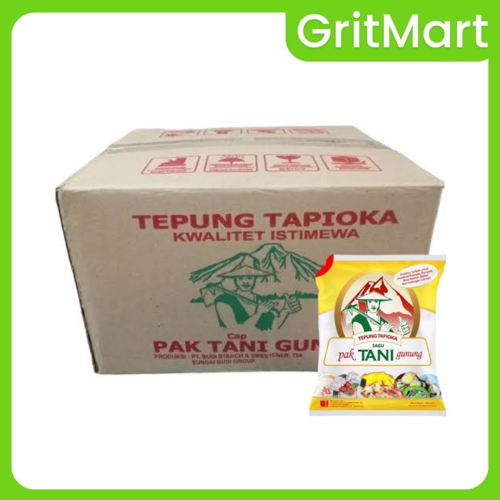 Tepung Tapioka Cap Pak Tani Gunung 1 Dus