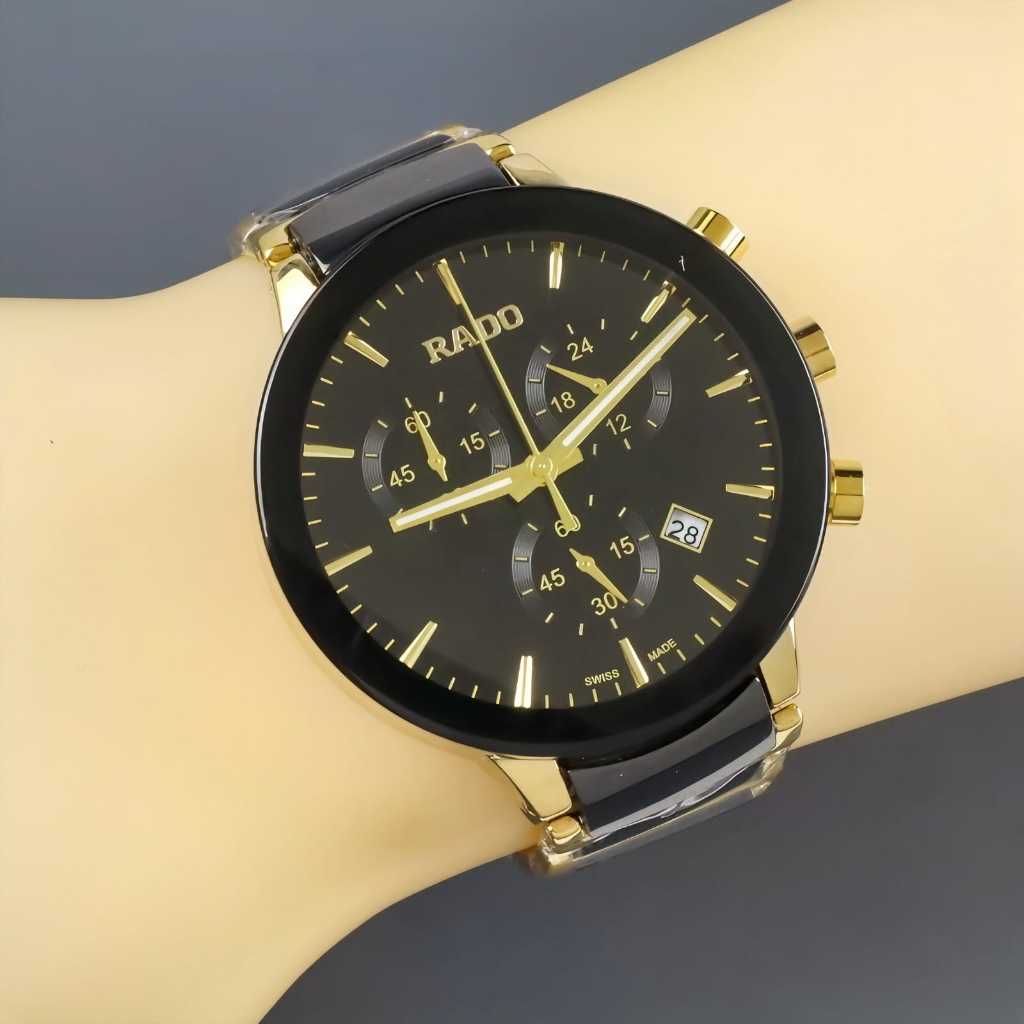 JAM TANGAN SULTAN PRIA RADO CHRONOGRAPH AKTIF TANGGAL AKTIF DIAMTER 42MM