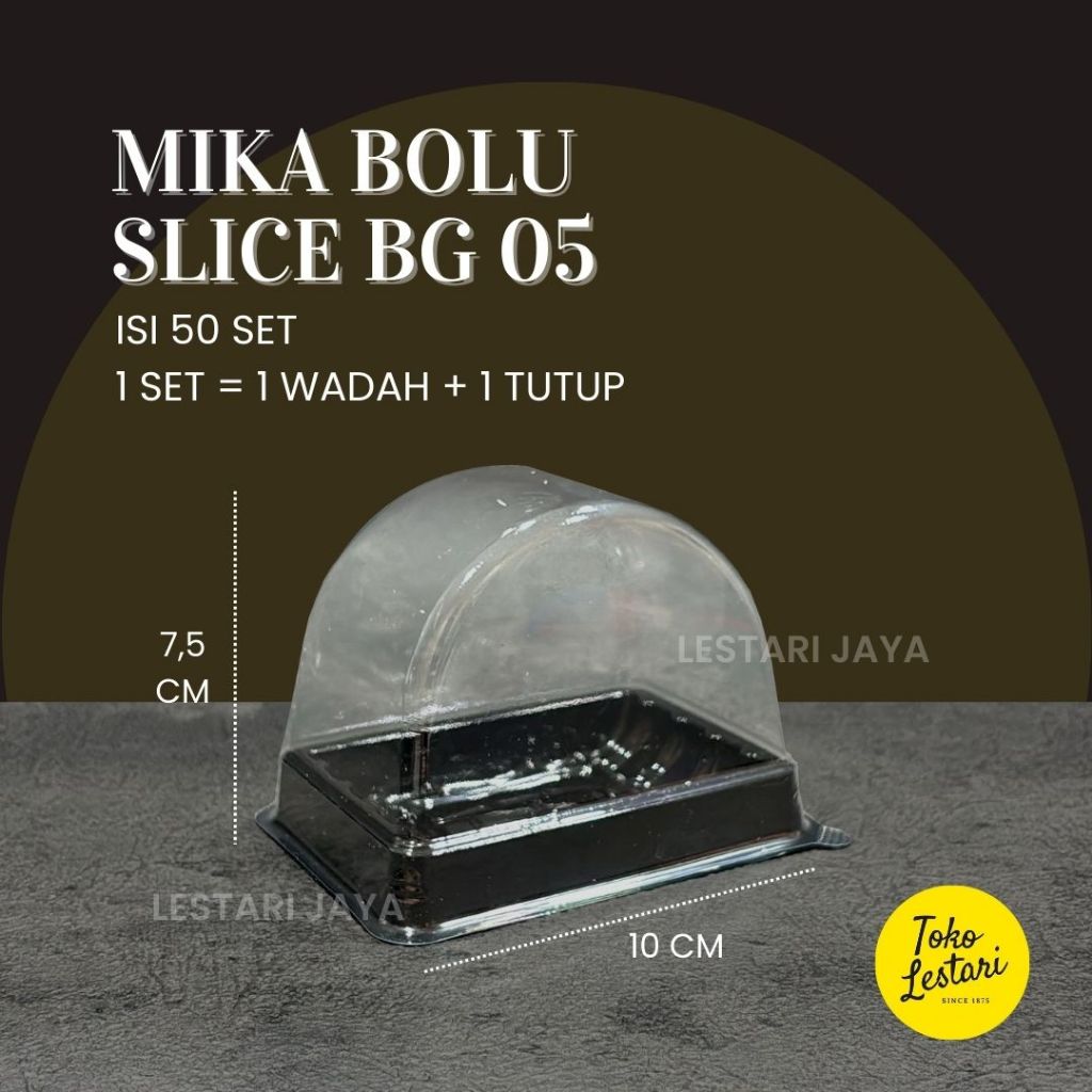 (50 SET) Mika Kue Bolu Slice / Bolu Mini