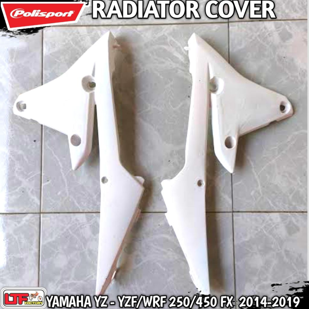 YAMAHA YZ - YZF WRF 250 450 FX 2014 2015 2016 2017 2018 2019 - POLISPORT LOWER RADIATOR SCOOP TANK C