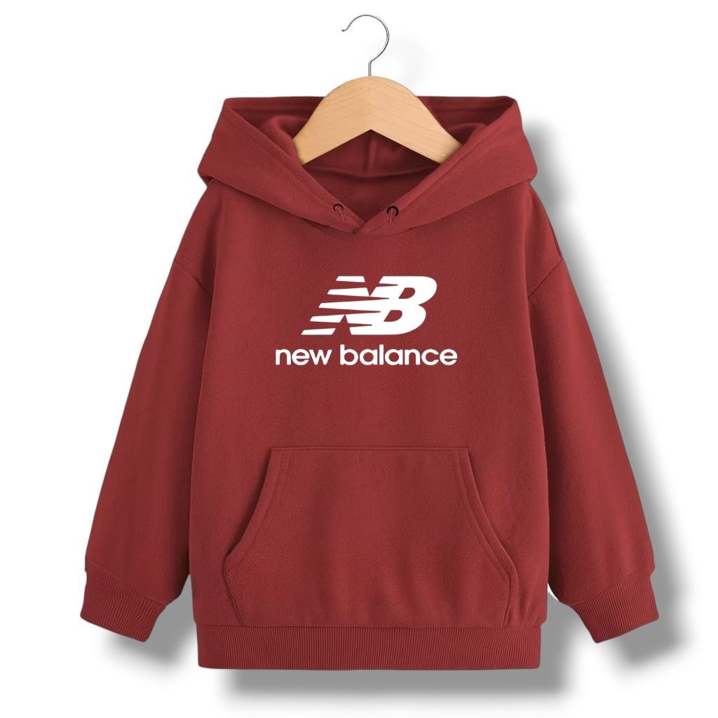 Jaket Sweater Hoodie Anak Motif Newbalance Usia 2-12 Tahun Sweater Anak Laki Laki Dan Perempuan Unis