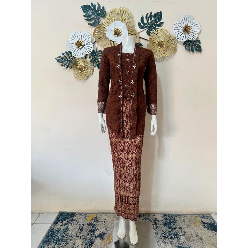 SETELAN PLISKET KUTU BARU BROKAT PAYET/KUTU BARU PAYET MODERN/KEBAYA WISUDA/KEBAYA PESTA/KEBAYA KEKI