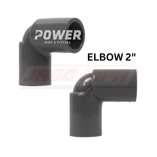 Elbow / Knee 2" Inch PVC Rucika X POWER AW 90 Derajat / Knee 2 Inch