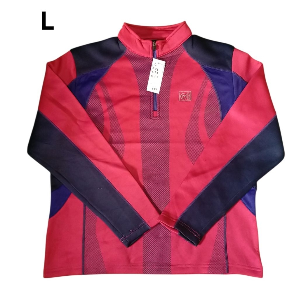 Climb Mount size L baselayer outdoor second inner pollar tebal kaos gunung bekas baju half zip sweat
