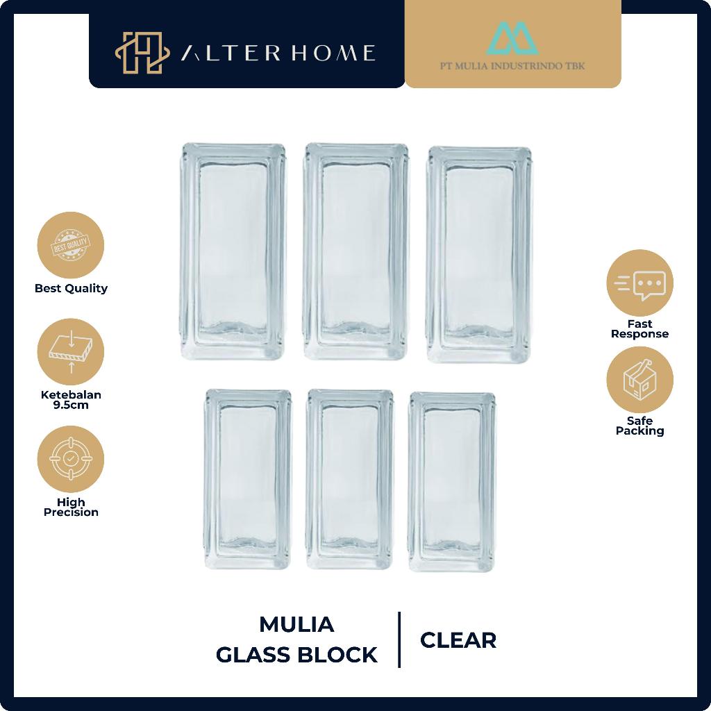 MULIA GLASSBLOCK  | GLASS BLOCK KACA ESTETIK MURAH TIPE CLEAR | JUAL PER PCS