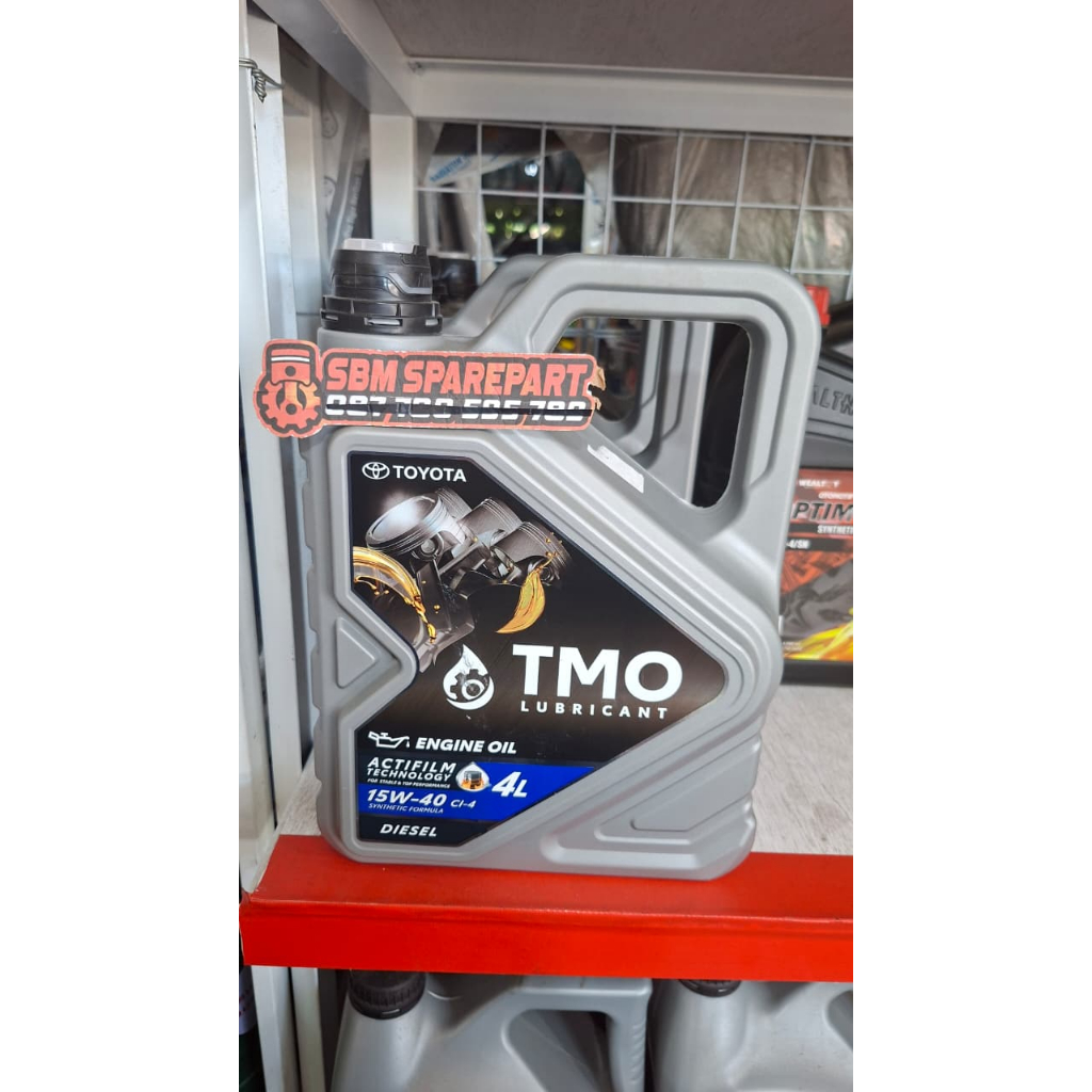 Oli Mesin TMO Toyota 15W-40 4L Original – Untuk Innova, Fortuner & Hilux Diesel