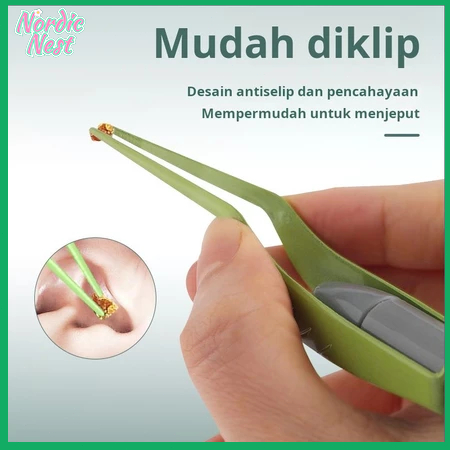 Alat pembersih telinga bercahaya, artefak pembersih telinga anak-anak, alat pembersih telinga bayi, 