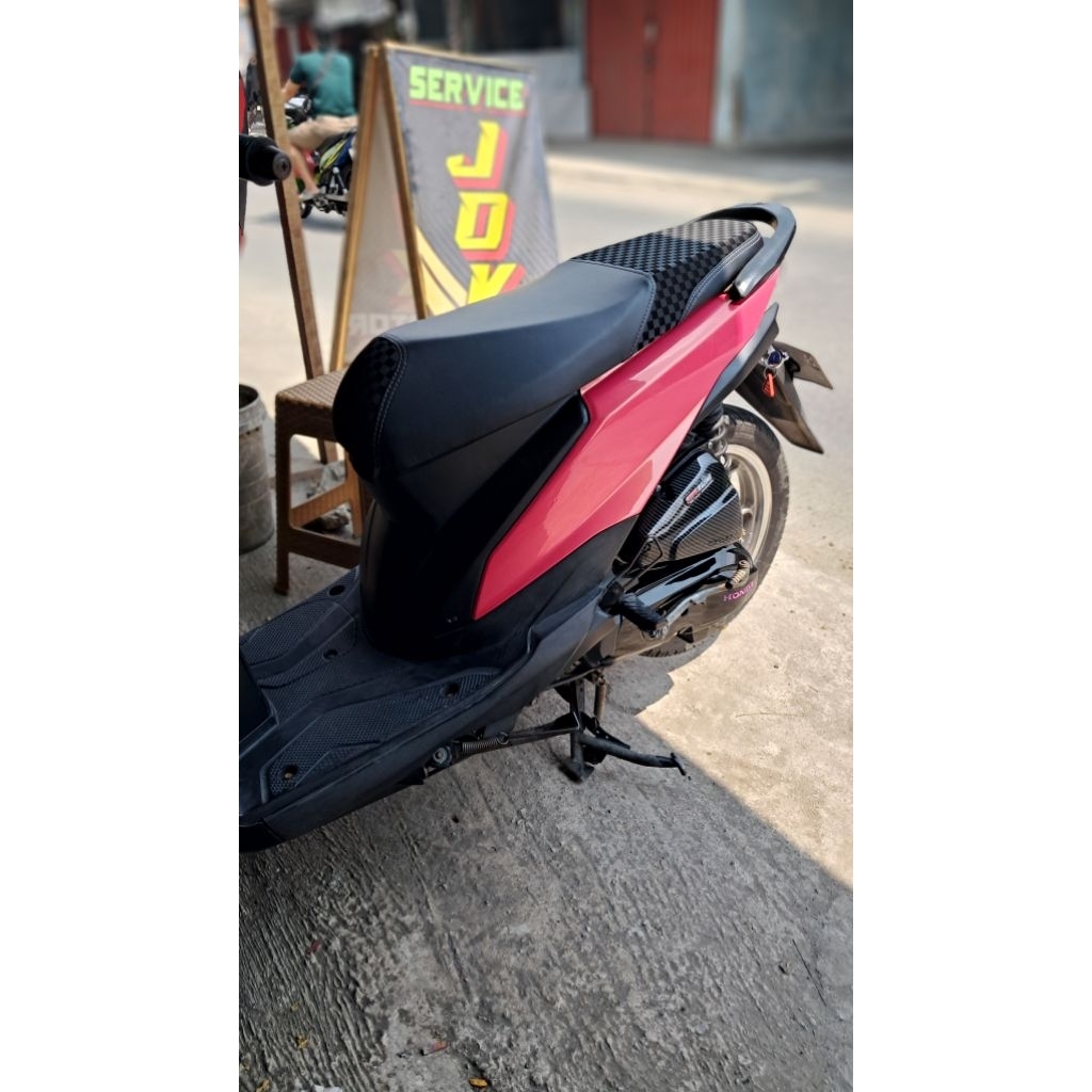 kulit jok motor beat fi