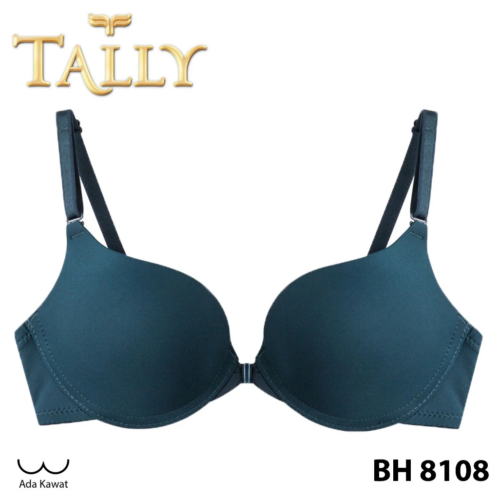 Bh Bra Tally 8108 Cup B (34-40) Kait Depan Busa Tebal Sedang Bukaan Depan Berkawat kj