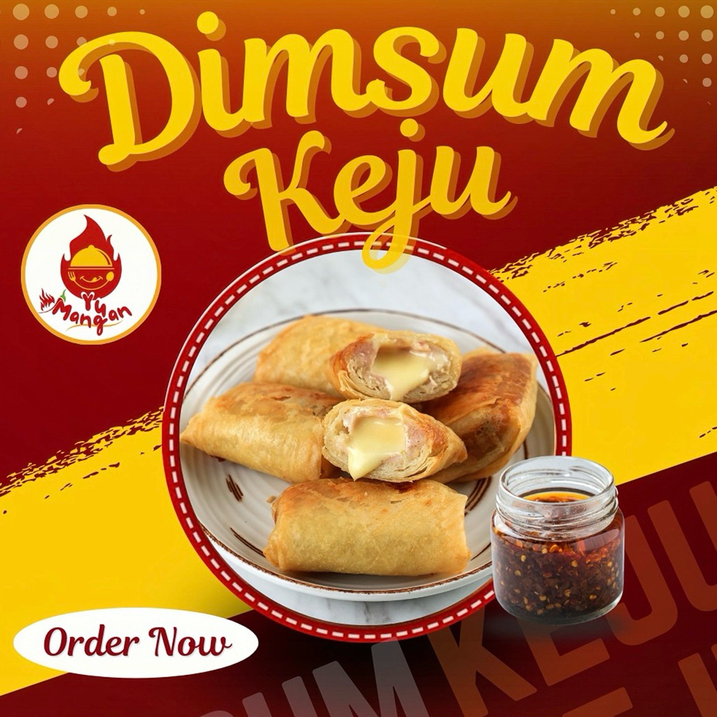 DIMSUM KEJU LUMER CHILI OIL | DIMSUM GORENG | DIMSUM CHILI OIL | NYEMIL DIMSUM GORENG FUL KEJU CHILI