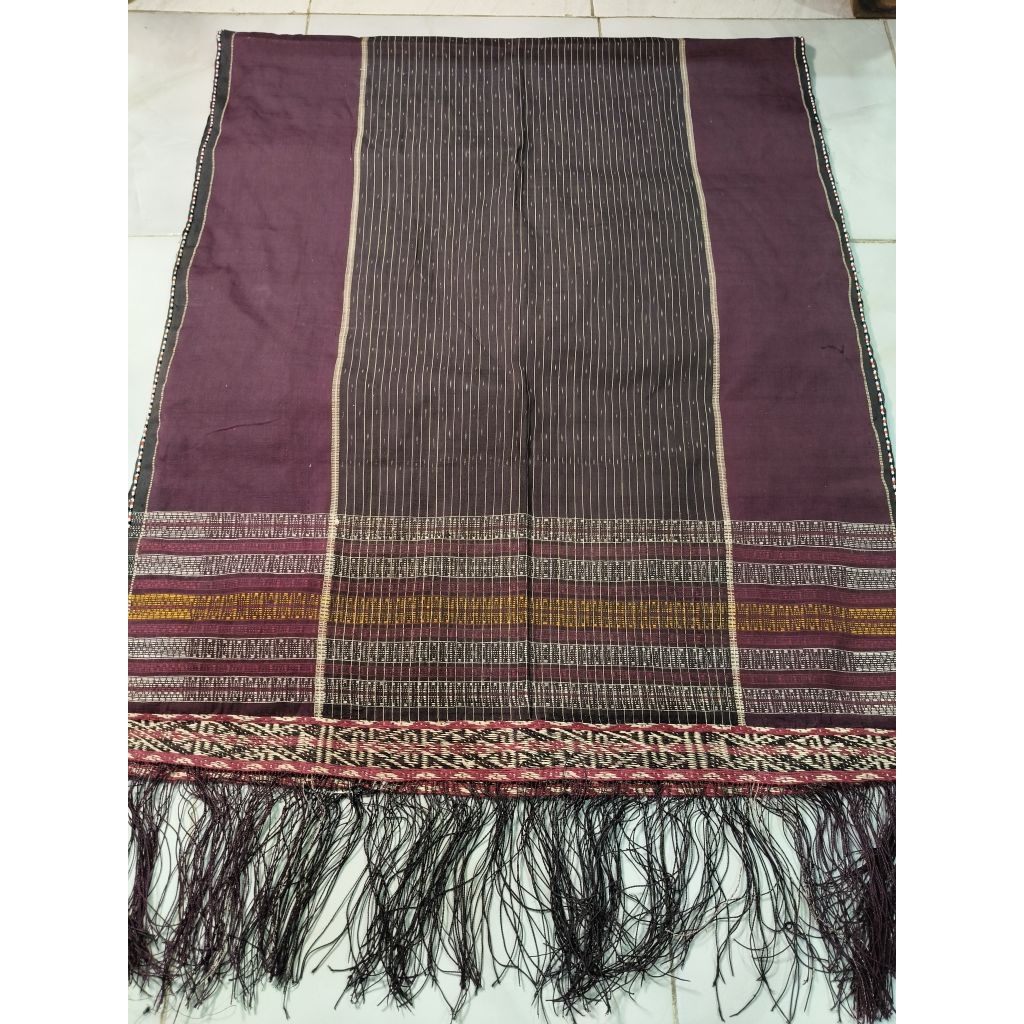 Ulos ragi hotang lama pakaian adat pria Batak toba