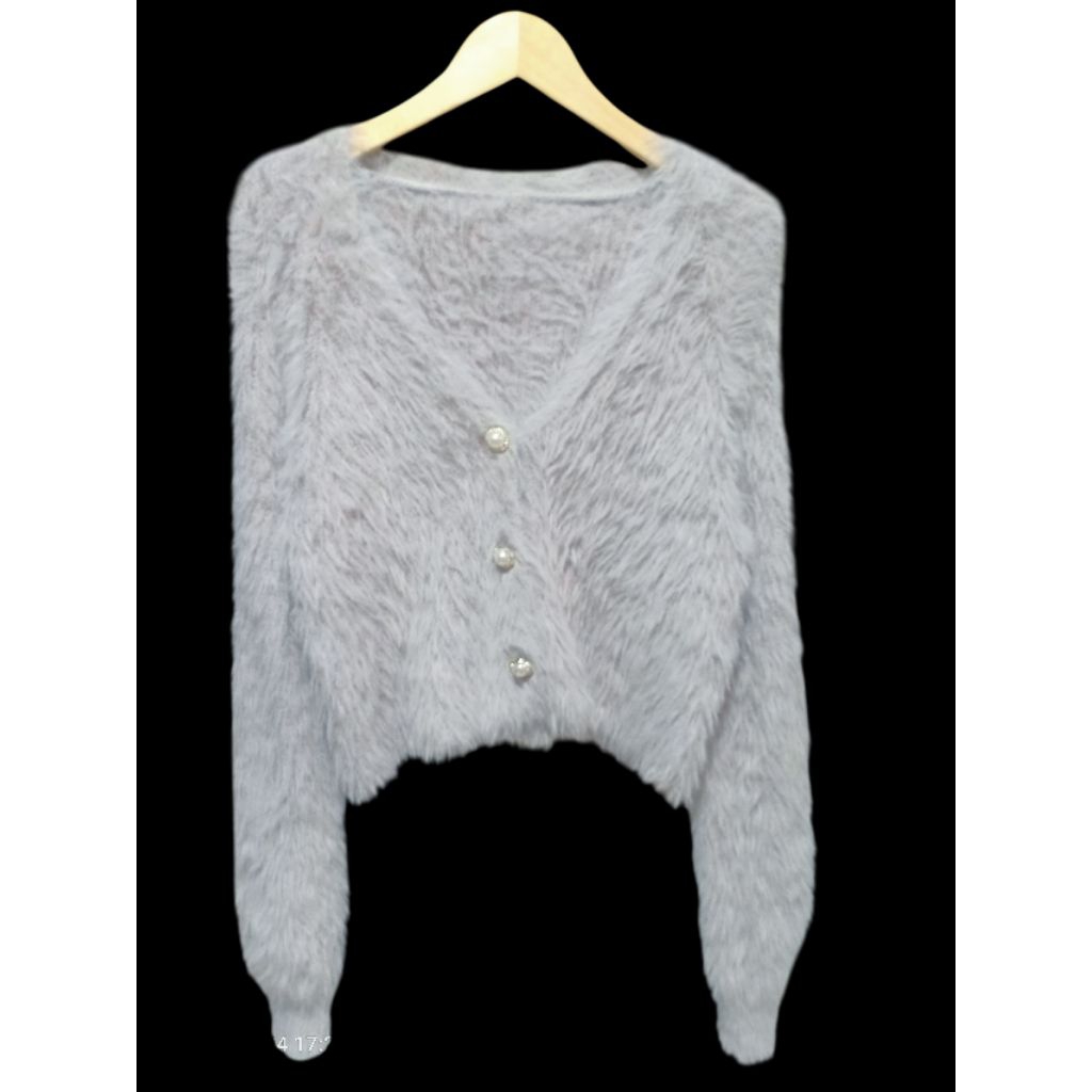 Cardigan Fuzzy crop, brand GRL