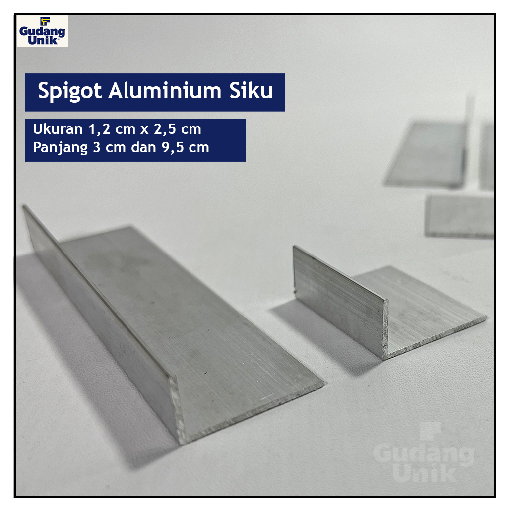 Spigot Aluminium Siku / Siku Klem Aluminium Ecer