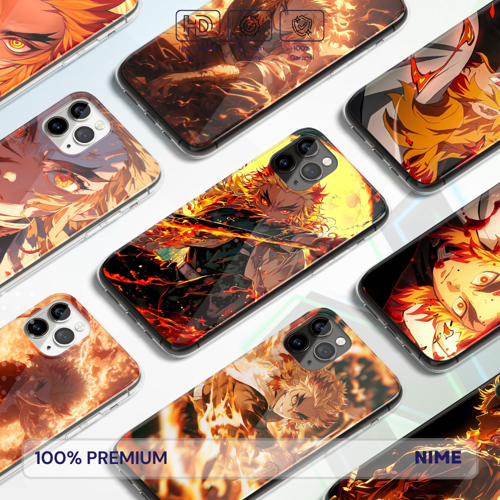 Nime Premium Case Anime Kimetsu No Yaiba Demon Slayer - Kyojuro Rengoku Collection (SEMUA TYPE HP)