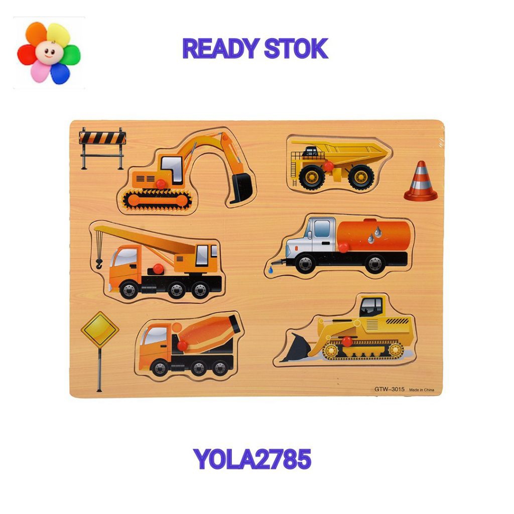 Puzzle Lucu Seri Kendaraan Vehicle Murah