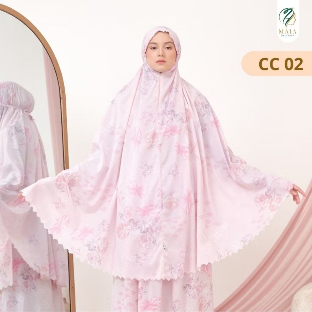 MAIA BY HASYA Mukena Travel Premium Motif Emily Polos Kiara