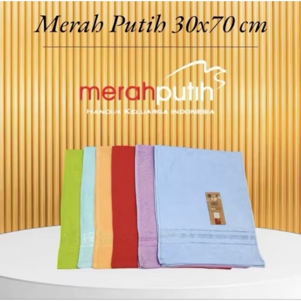 Handuk Leher Handuk Sport Handuk Kecil Merah Putih 30x70