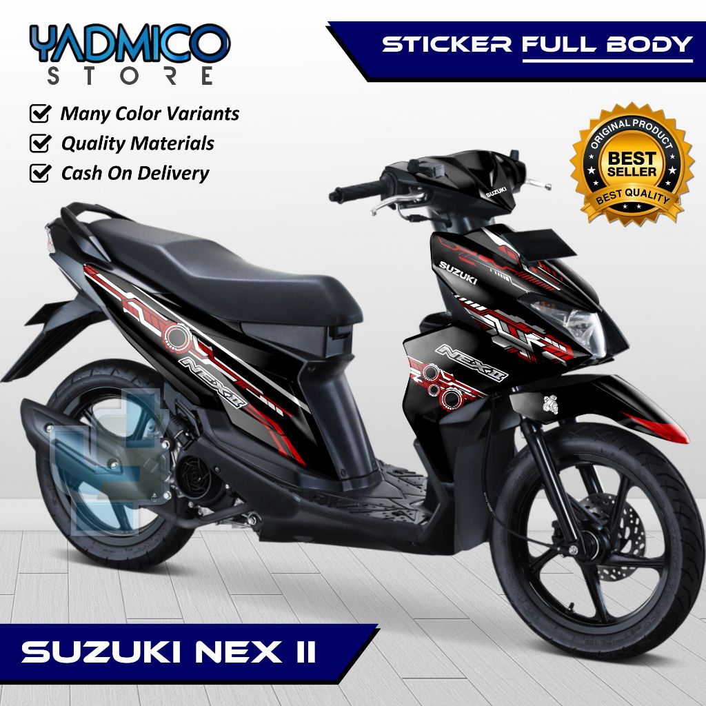 【PROMO】 Decal Suzuki Nex 2 Full Body / Stiker Motor Nex 2 Fullbody / Dekal Nex 2 / Striping Nex 2 Va
