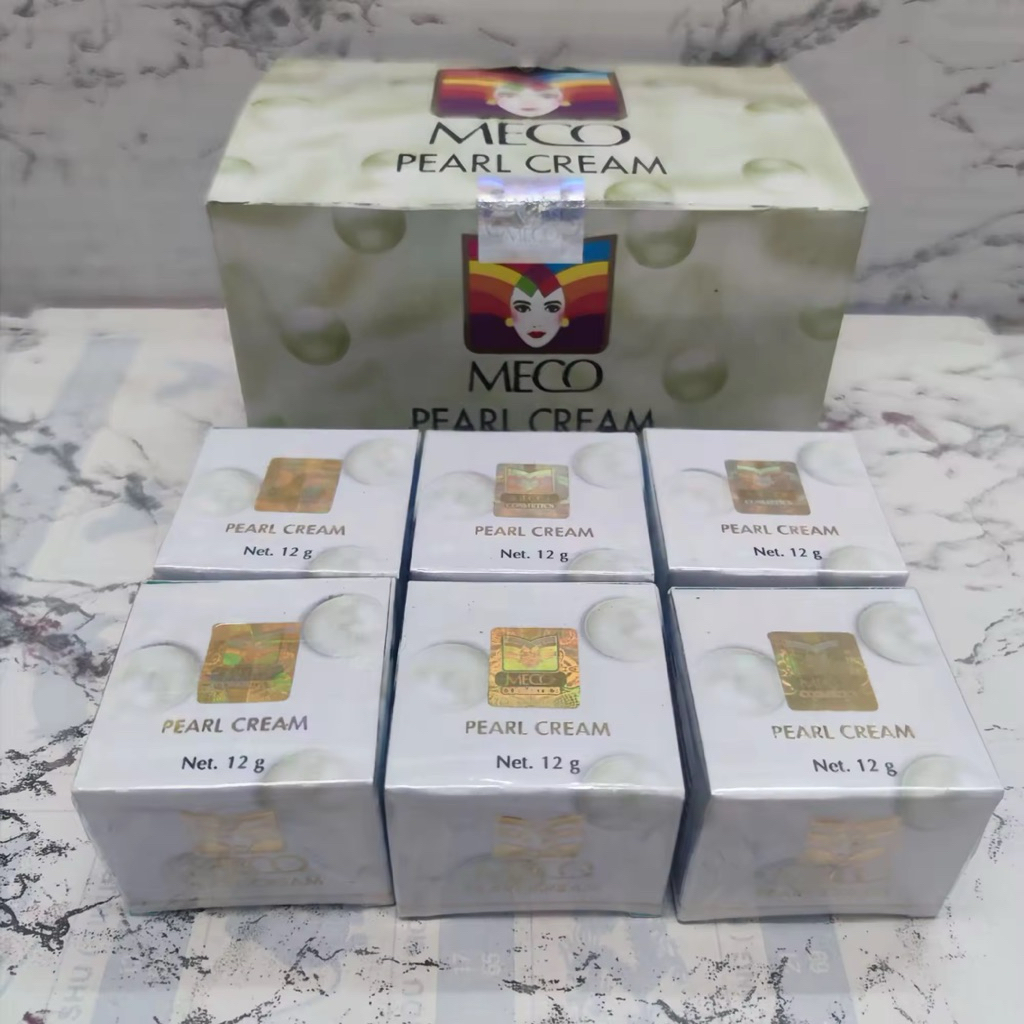Meco Pearl Cream 12 gram pelembab dan pemutih wajah