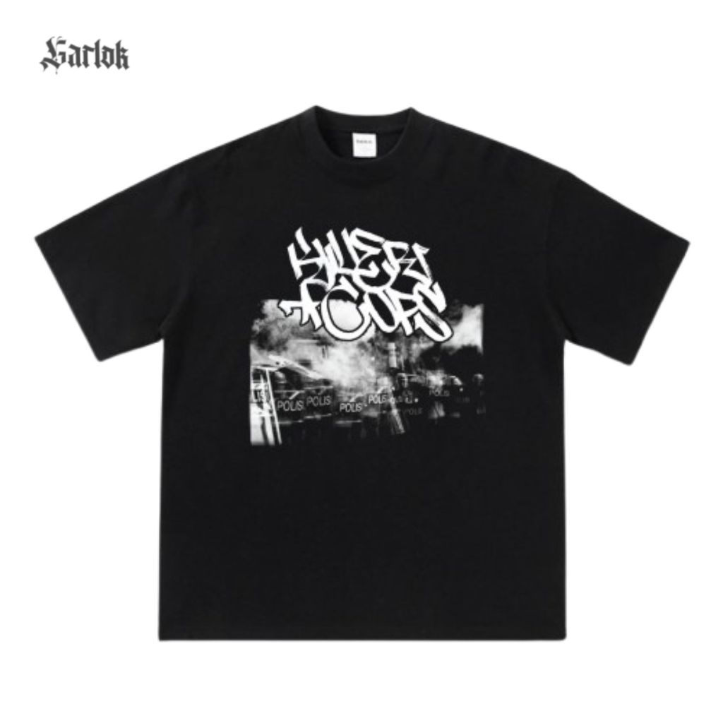 GARLOK Heavyweight Tshirt Cotton Combed 16s - KILLERr COPS