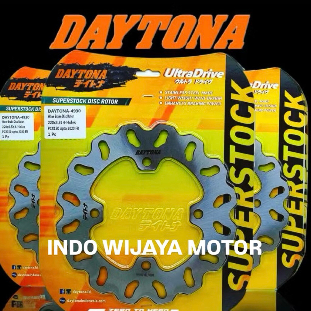 Piringan Cakram Daytona Disc Brake Depan Honda PCX 160 Disc Brake Piringan Cakram DAYTONA PCX 150 PC