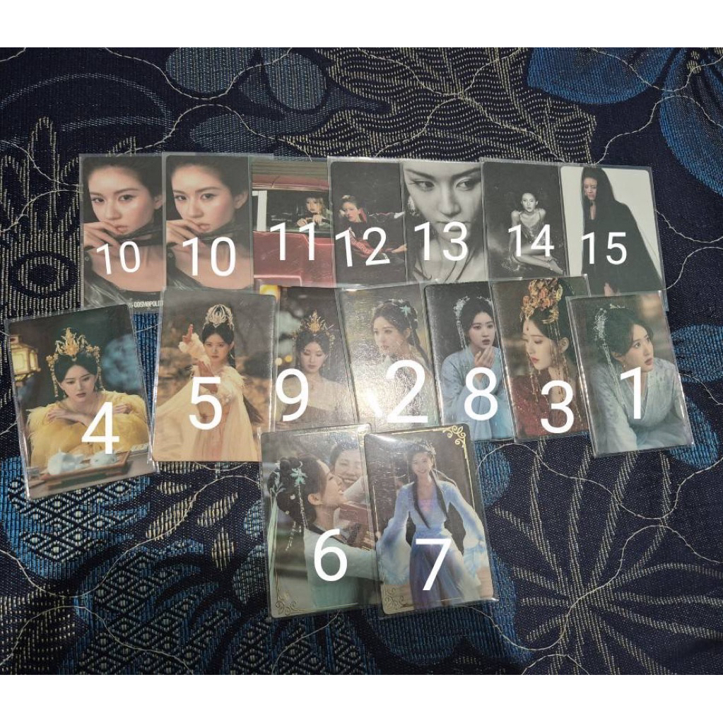 READY STOCK photocard / pc zhao lusi, rosy OFFICIAL CPOP CDRAMA CHINA ACTRESS HIDDEN LOVE