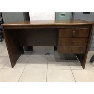 Meja Kerja / Meja Belajar / Meja Kantor 1/2 Biro Kayu Padat Solid / MEDAN SUMUT