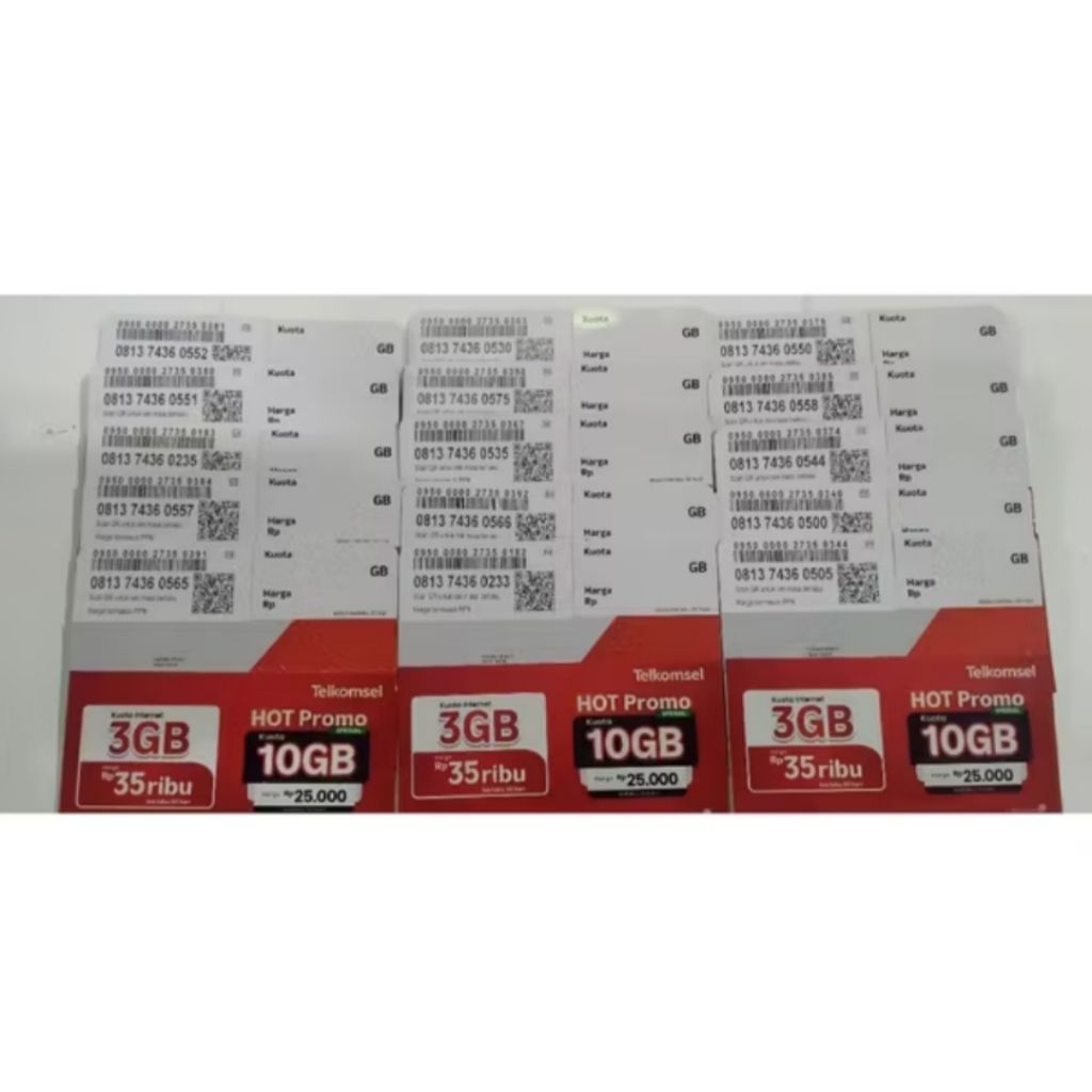 Perdana Telkomsel kuota 3GB 30hr