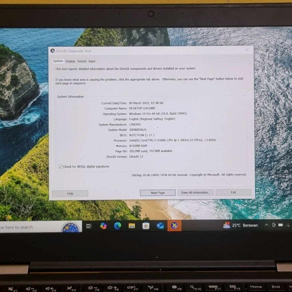Lenovo Thinkpad X1 Carbon