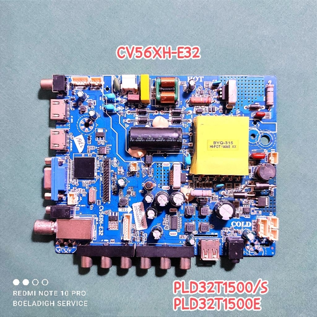 MB Mainboard TV LED Polytron PLD32T1500/S PLD32T1500S PLD32T1500E PLD32T1500 CV56XH-E32