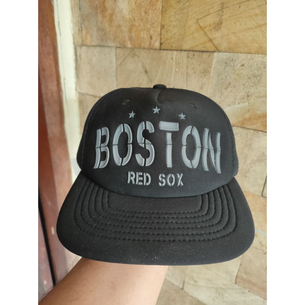 Topi MLB Boston Red Sox BNWT Original Fashion Pria/Wanita