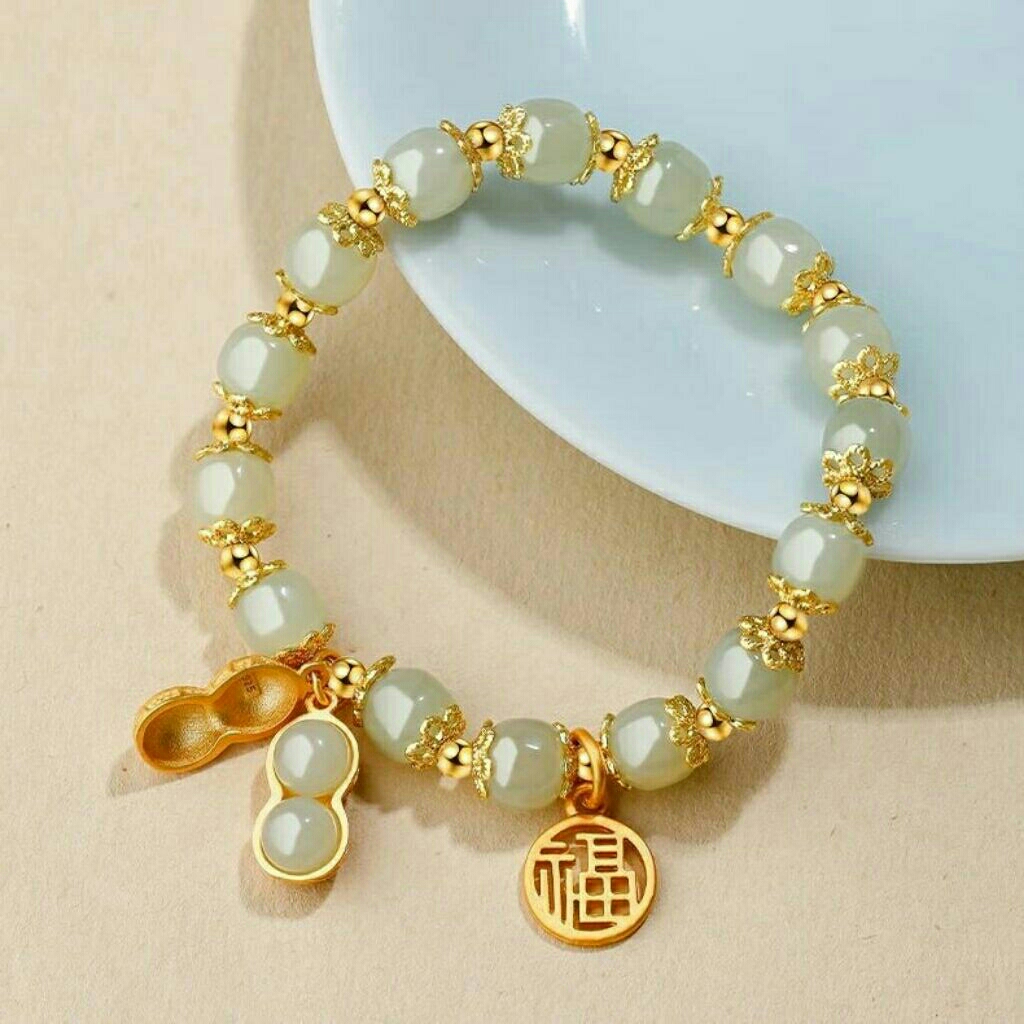 (COD) Gelang giok cina asli