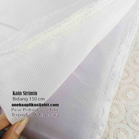 1 METER KAIN STRIMIN / KAIN KRISTIK / KAIN SULAM