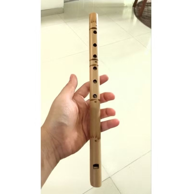 Seruling Bambu / Suling Bambu / Alat Musik / Mainan Edukasi Anak