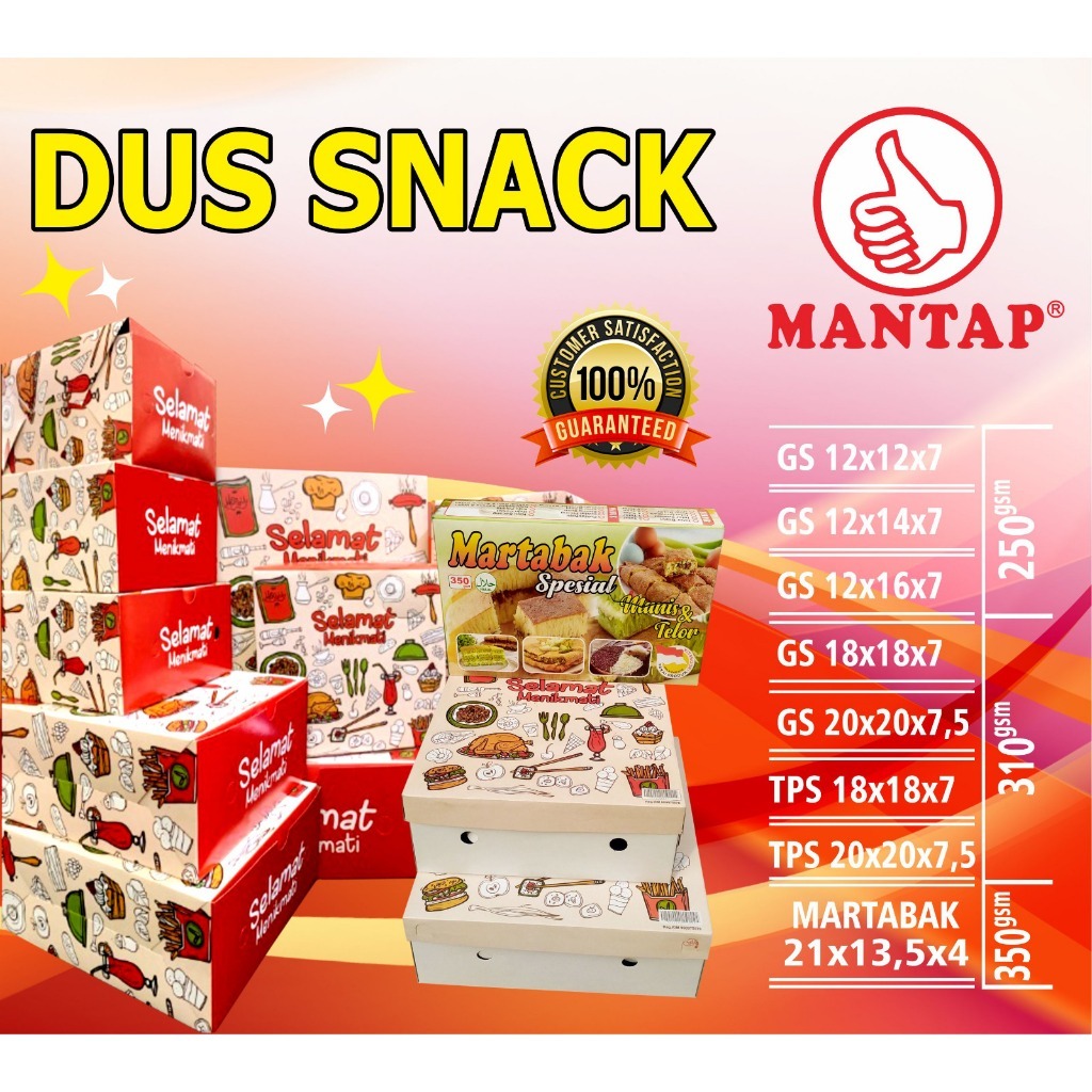 DUS SNACK KUE MOTIF 15X15