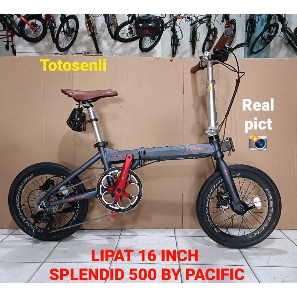 sepeda lipat 16 inch splendid 500 by pacific sepeda lipat model terbaru