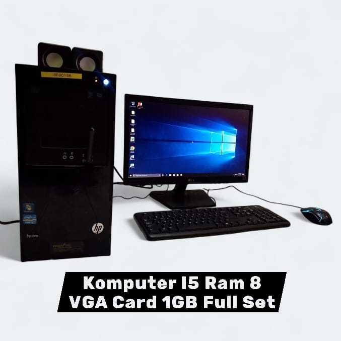 komputer core i5 ram 8 vga card 1 gb full set