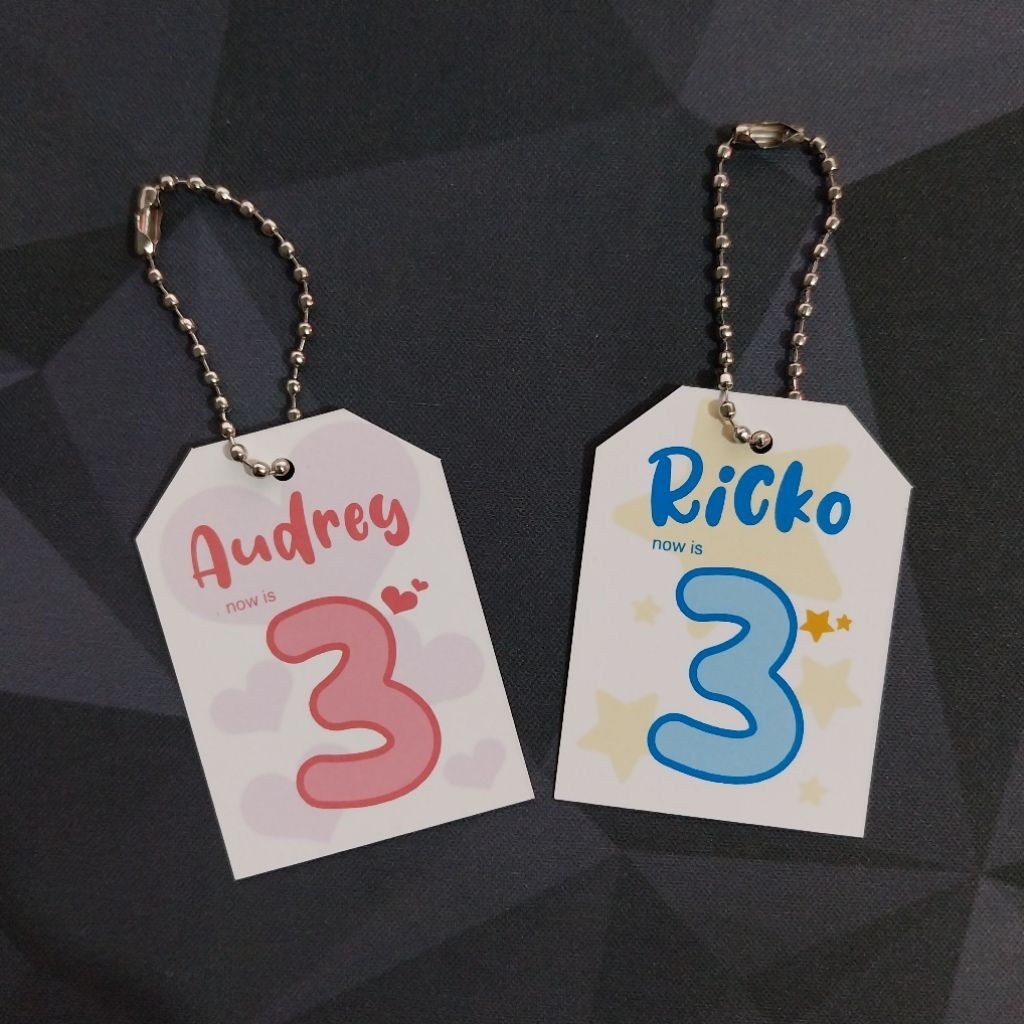 Hang Tag Souvenir Ulang Tahun Birthday Party