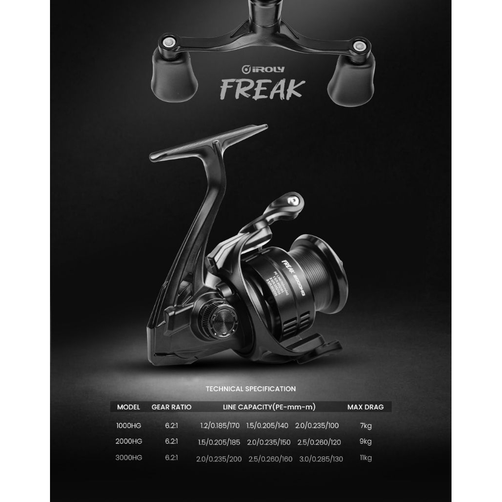 Reel IROLY FREAK HG