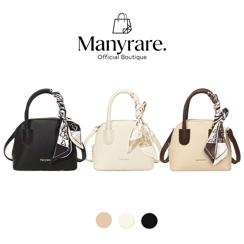 Manyrare Claire Bag Handbag & Sling Bag Wanita dengan Scarf