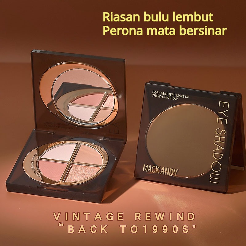 Eyeshadow palette Empat Warna Tahan Lama dan Mempercantik eyeshadow palette matte eye shadow