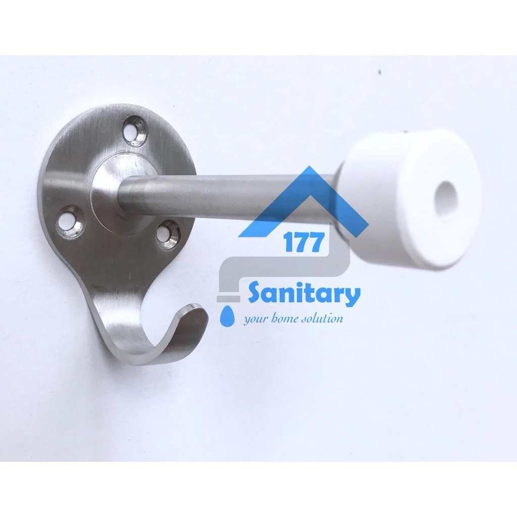 Door Stop Stainless Dan Kapstok Onassis 02- Penahan Pintu Gantungan hook- Doorstop Door Stopper sten