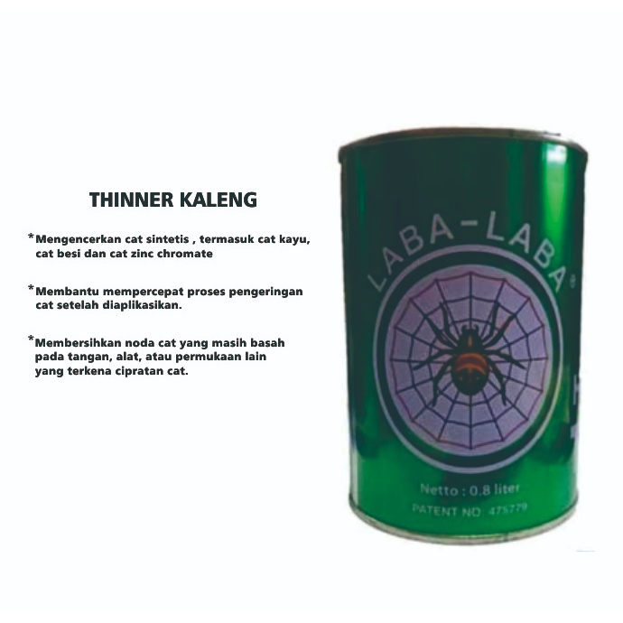 THINNER TINER PENGENCER CAT KEMASAN KALENG