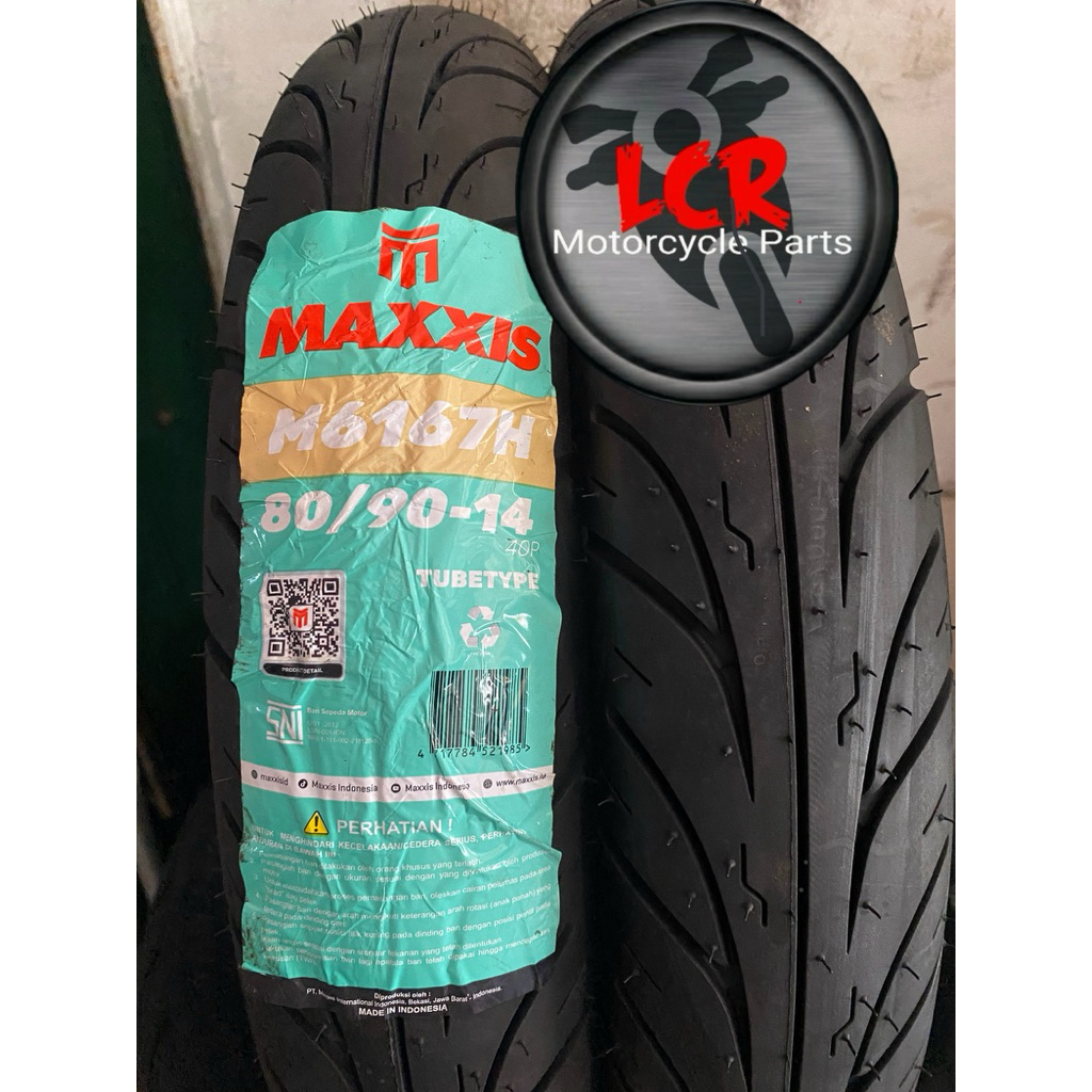 [ASLI 100%] Ban Luar Biasa Maxxis 80/90 - 14 Tube Type Masih pakai ban dalam Matic Asli Baru 275-14 