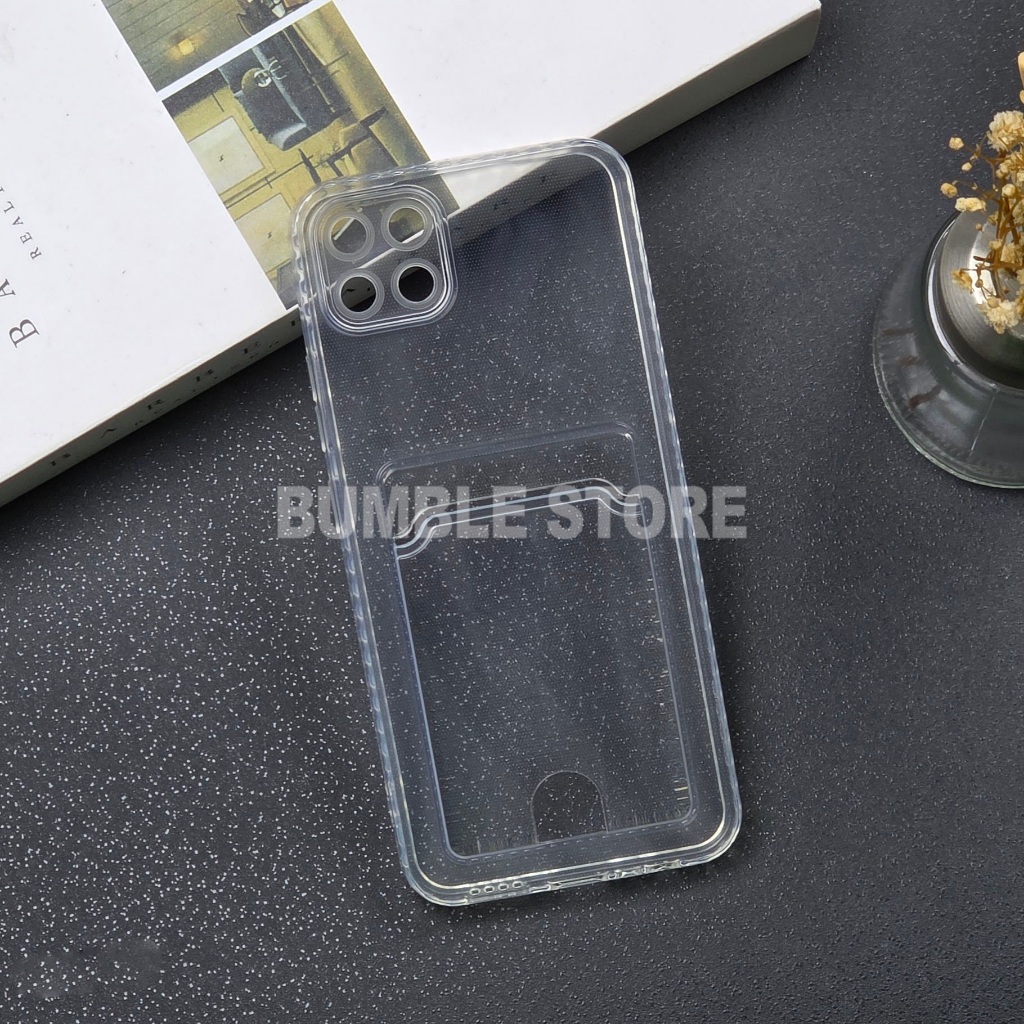 Bumble -  Softcase Clear Card Case Bening Slot Kartu Case Realme C11 Realme C2 Realme C20 Realme C11