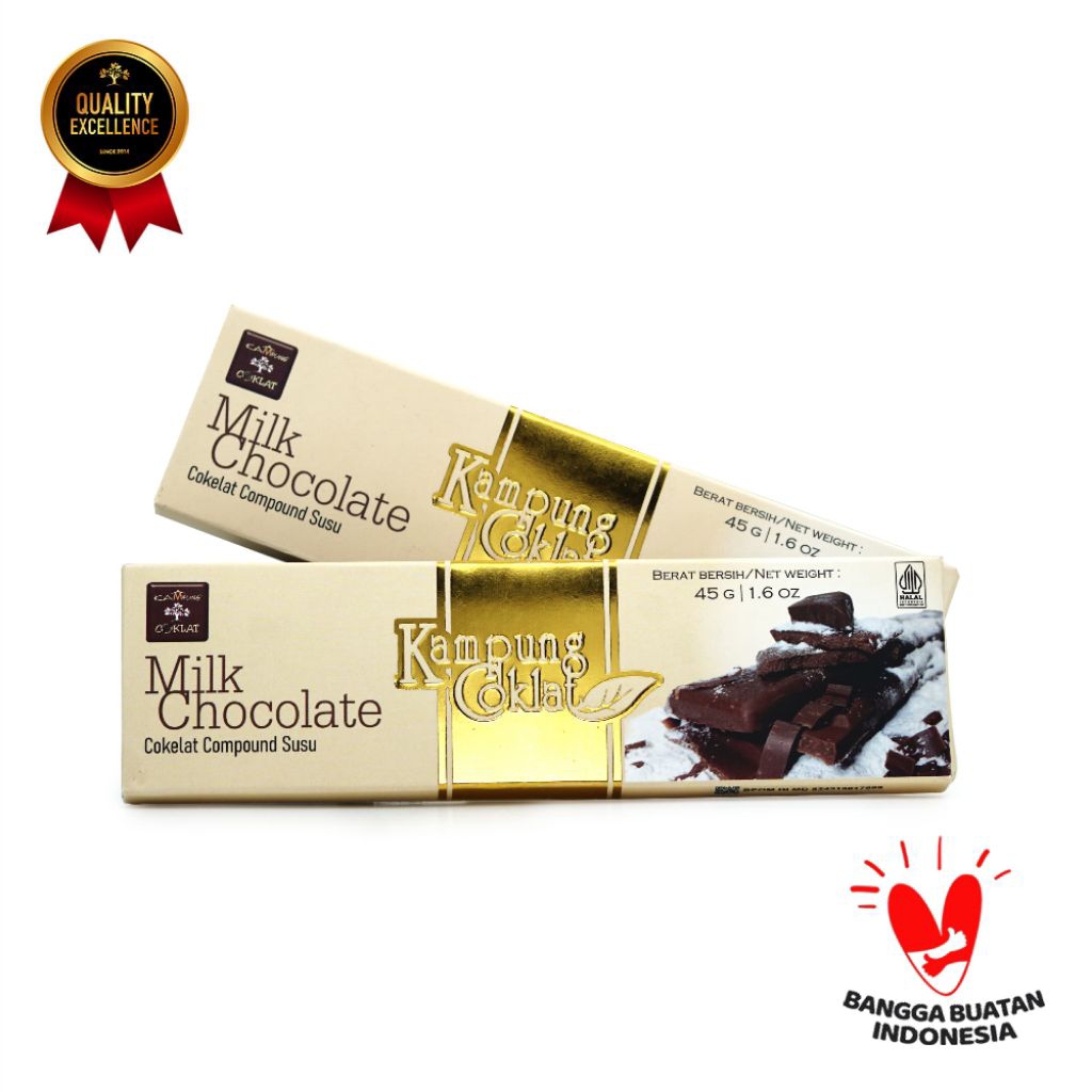 COKLAT BAR 45 MILK - KAMPUNG COKLAT BLITAR