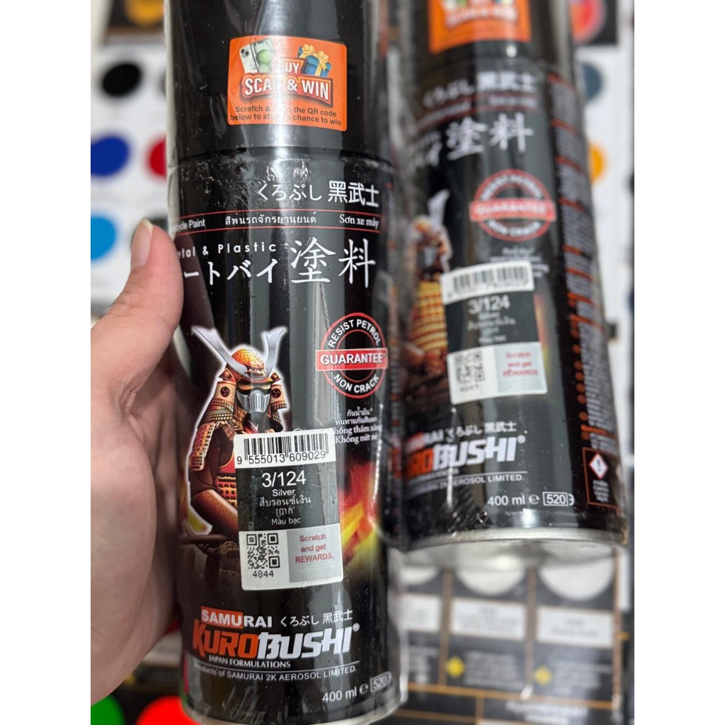 PILOX SAMURAI PAINT GOLD DAN SILVER