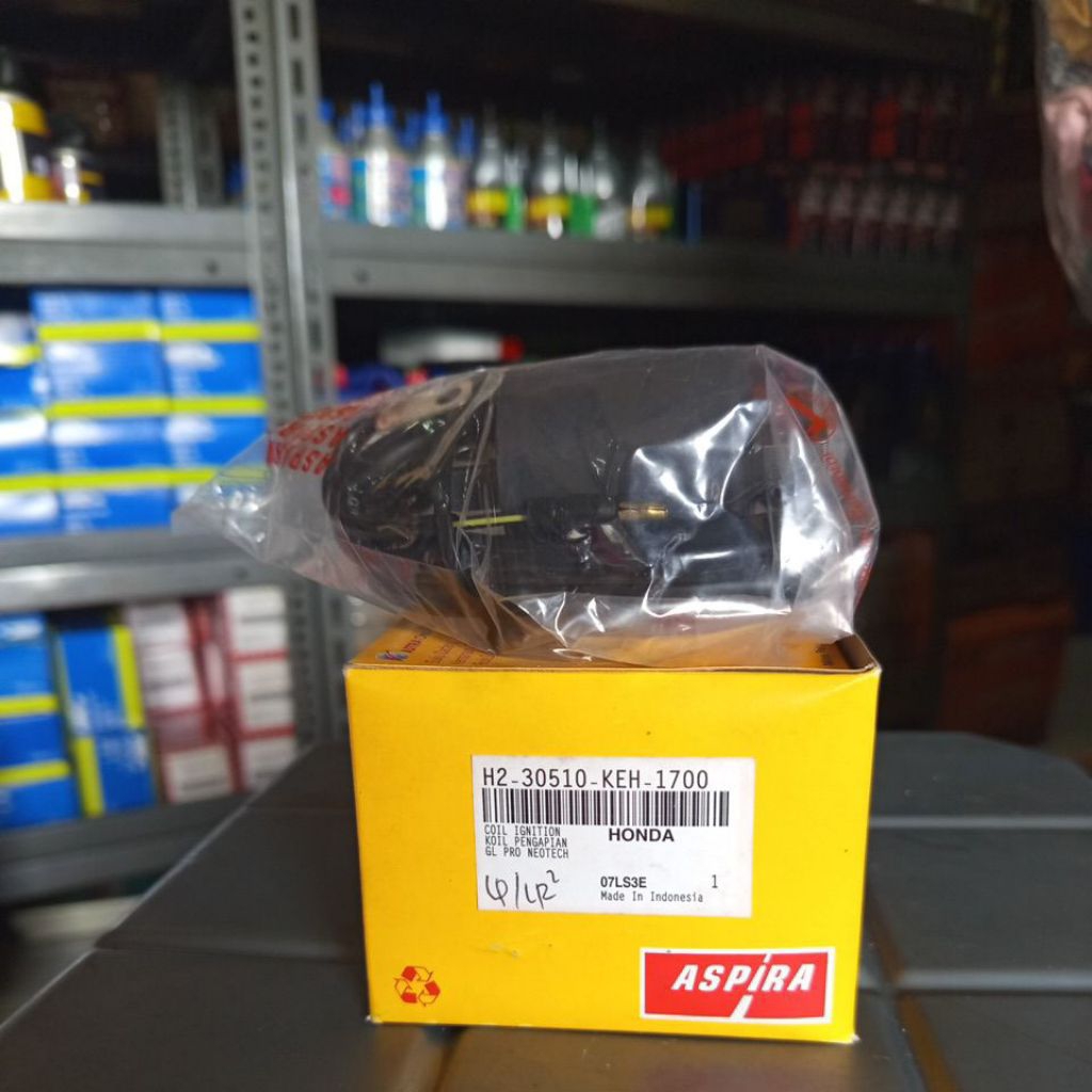 COIL IGNITION / KOIL PENGAPIAN MOTOR GL PRO NEOTECH (H2-30510-KEH-1700) ORIGINAL ASPIRA