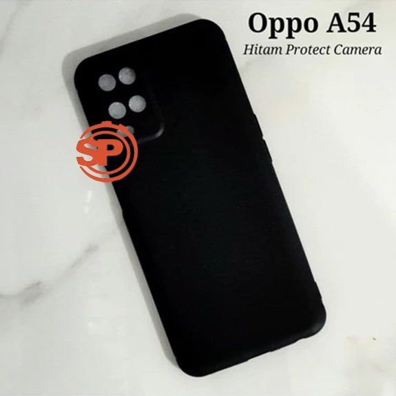 Softcase Macaron Polos For Oppo A54 Case Kamera Protek Warna - Case Oppo A54 - Pelindung Handphone -